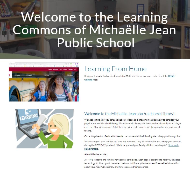 Welcome to the Commons of Michaelle Jean Public School